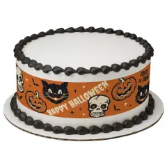 Frightful Halloween Edible Cake Topper Image Strips