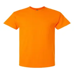 Gildan&reg; Ultra Cotton Short Sleeve Crew-Neck T-Shirt Safety Orange