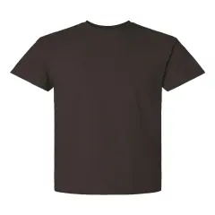 Gildan&reg; Ultra Cotton Short Sleeve Crew-Neck T-Shirt Dark Chocolate