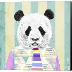 The Dude (detail) by Matt Spencer 12" x 12" Canvas Wall Art