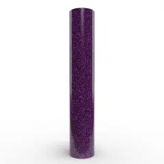 Siser&reg; Glitter Heat Transfer Vinyl, 11.8" x 60" Eggplant