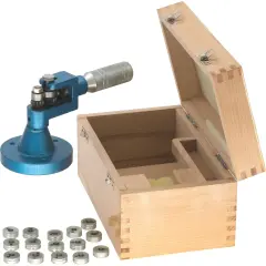 Ring Stretcher Tool, 16 Rollers & Wood Box to Resize & Enlarge Stone Set Jewelry