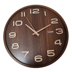 Wood Look Wall Clock