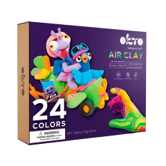 OKTO Air Clay Set for Creativity &ndash; 24 Colors