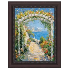 Traditional Diploma Mahogany Rope Picture Frame 18x24 frame