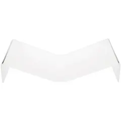 Plymor Clear Acrylic Open Book Display Stand, Flat, 16" W x 9" D x 3" H