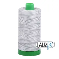 Silver Moon - Variegated (4060) | 40wt Large Spool (1000M / 1094Y) | Aurifil Thread