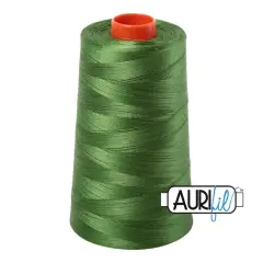 Dark Grass Green (5018) | 50wt Cone (5900M / 6452Y) | Aurifil Thread