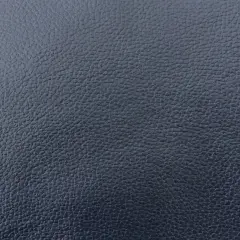 1 Yard Textured PVC Leather Vinyl Fabric For Upholstery And Automotive 54 Inch Wide Navy Blue