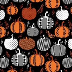 Halloween Pumpkins | By The Yard | Sewing and Crafting | 44 inches wide
