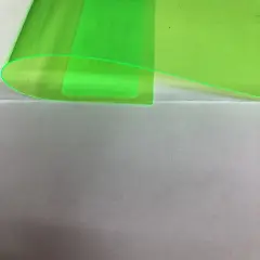 1 Yard Marine PVC Tinted Plastic Vinyl Fabric For Upholstery And Crafts 54 Inch Wide Lime Green