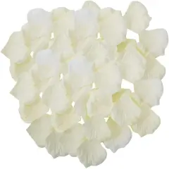 1200 Pcs Fake Flower Petals (Ivory)