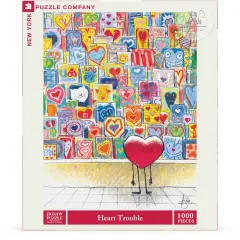 New York Puzzle Company Heart Trouble 1000 Piece Piece Jigsaw Puzzle