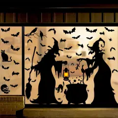 Halloween Decorations Window Clings Decor