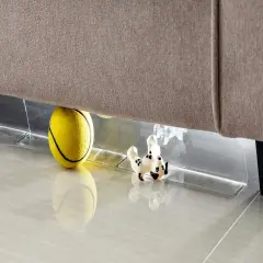 Clear Toy Blockers for Furniture - Stop Things from Going Under Couch Sofa Bed and Other Furniture - Suit for Hard Surface Floors Only