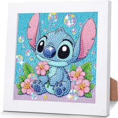Small 5D Diamond Painting Kits with Wooden Frame - 7x7 Inch