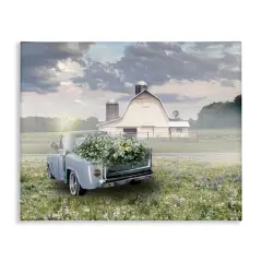Stupell Industries Sun Bleached Barn & Truck Canvas By Nan