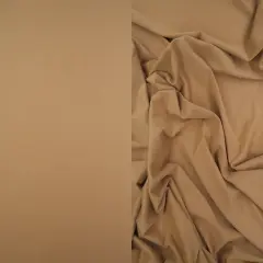 1 Yard DTY Brushed Solid Fabric Soft Stretch Smooth Texture 58/60" Wide Camel