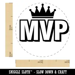 MVP Most Valuable Person Player Sport Competition Award Self-Inking Rubber Stamp UV