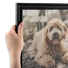 ArtToFrames 10x10 Inch Picture Frame, This 1.00 Inch Custom Wood Poster Frame is Available in Multiple Colors, Great for Your Art or Photos - Comes with Regular Glass and Corrugated Backing (A9GB)