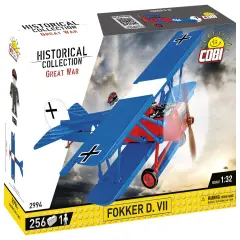 COBI Historical Collection: Great War FOKKER D. VII Plane Building Set, 256 Pieces