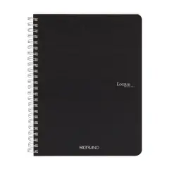 Fabriano Ecoqua Original Spiral-Bound Notebook, A5, 70 Sheets Black