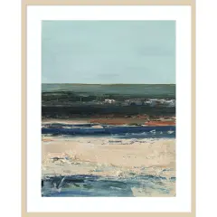 Rich Coastline II by Ethan Harper Wood Framed Wall Art Print