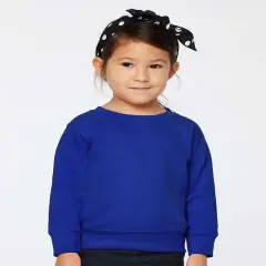 Rabbit Skins&reg; Warm Fleece Crewneck for Toddlers Royal