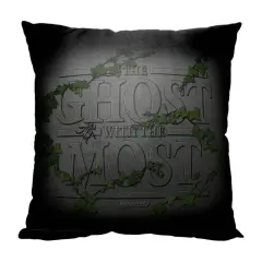 Warner Brothers Beetlejuice 18 Inch Throw Pillow Ghostly Gravestone