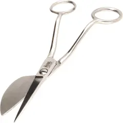The Beadsmith Applique Scissor &ndash; 6 Inches, Duckbill Knife Edge, Angled Handle, Adjustable Tension Screw &ndash; Paddle Shape for Art, Crafting, Fabric, Thread, Needlework, Embroidery & Sewing