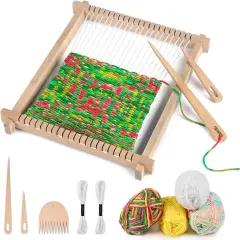 9 * 11 inch - Weaving Loom Kit for Beginners Adults