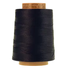 Black (9140-4000) | Silk-Finish Cotton 40wt (1463M / 1600Y) | Mettler Thread