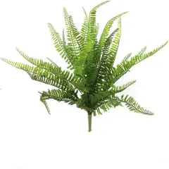 2PC 22" Boston Fern Plant with 30 Silk Fronds &ndash; 28" Wide Lush Faux Greenery for Indoors & Outdoors