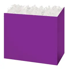 Pack/6: Purple Basket Box - 6-3/4 x 4 x 5"