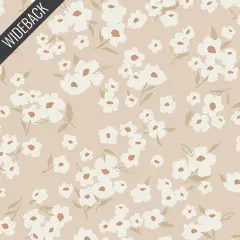 Spring Daisies Wideback (108 Inch) in Ecru (wide10206) | 108 Edition Wide Backs | AGF Studio | Art Gallery