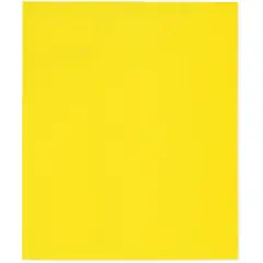 Plymor 15" x 18", Yellow 2 Mil Flat Open Plastic Poly Bags