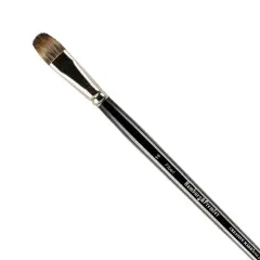 Creative Mark Hamburg Premiere Professional Oil Painting Brushes - Filbert #16 Oil Paint Brush - Handmade in Germany, Natural & Synthetic Hair Blend, Long Triple-Lacquered Birch Handle