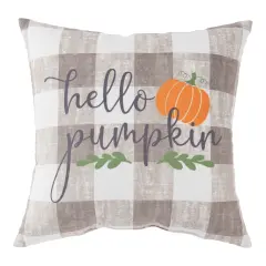 Fall 18" Hello Pumpkin Throw Pillow