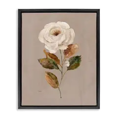 Stupell Industries Rose Bud on Simple Grey Floating Frame By Livi Finn