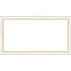 Morgan Framed Dry Erase Magnetic Board White Gold