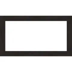 Furniture Espresso Narrow Framed Dry Erase Magnetic Board