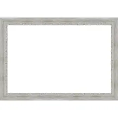 Rustic White Wash Framed Dry Erase Magnetic Board
