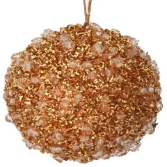 4" Diamond Ice Ball Ornament &ndash; Luxurious Sparkling Christmas Decoration