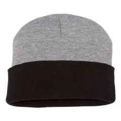 Sportsman&reg; Color Blocked Cuffed Beanie Heather/ Black