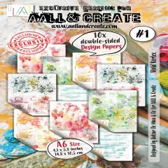 AALL And Create Double-Sided Cardstock A6-Vivid Vortex