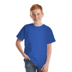 BELLA + CANVAS&reg; Youth Short Sleeve Crewneck Jersey T-Shirt True Royal