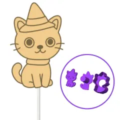 Halloween Black Cat Cake Pop Mold