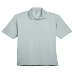 UltraClub&reg; Men's Cool & Dry Sport Performance Interlock Polo Grey