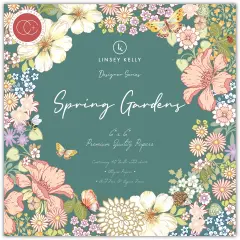 Craft Consortium Double-Sided Paper Pad 6"X6" 40/Pkg-Spring Gardens, 20 Designs