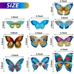 40 Pieces Butterfly Spring Hanging Swirl Summer Spring Party Hanging for Home Classroom Baby Shower Birthday Wedding Garden Themed Tea Party Decoration Supplies